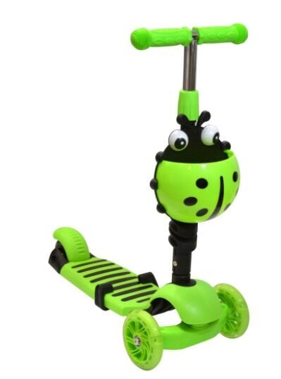 Skrejritenis 3 in 1 Scooter, zaļš