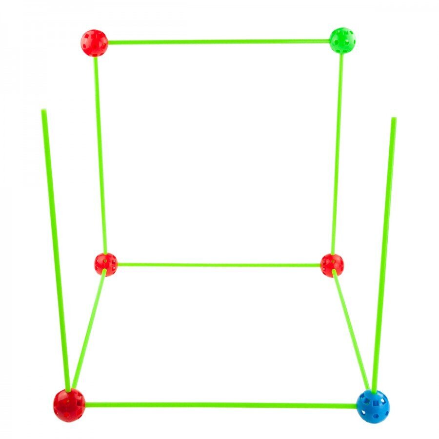Salmiņu konstruktors ar gariem salmiņiem