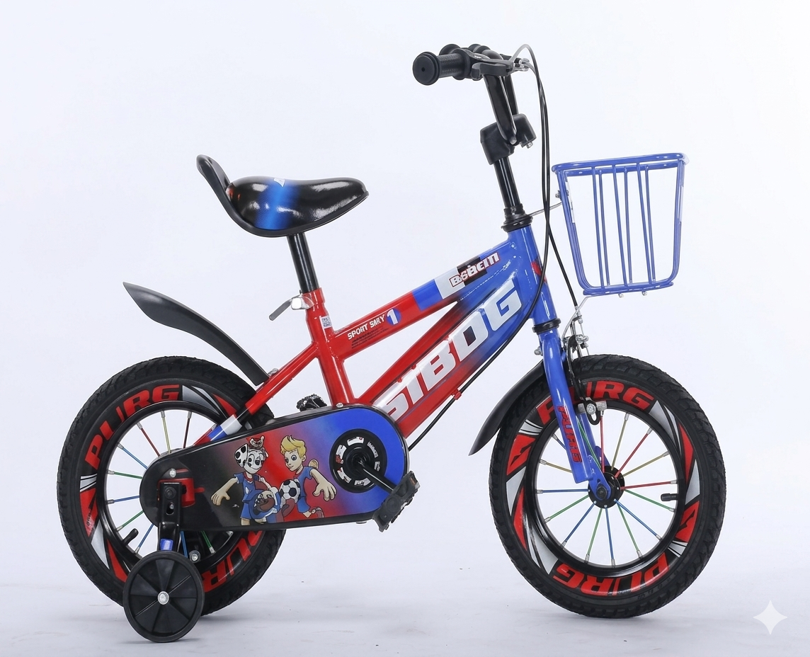 Bērnu velosipēds "SIBOG Sport" (16 collas) – Aktīviem un drošiem piedzīvojumiem!(cenā iekļauta piegāde)