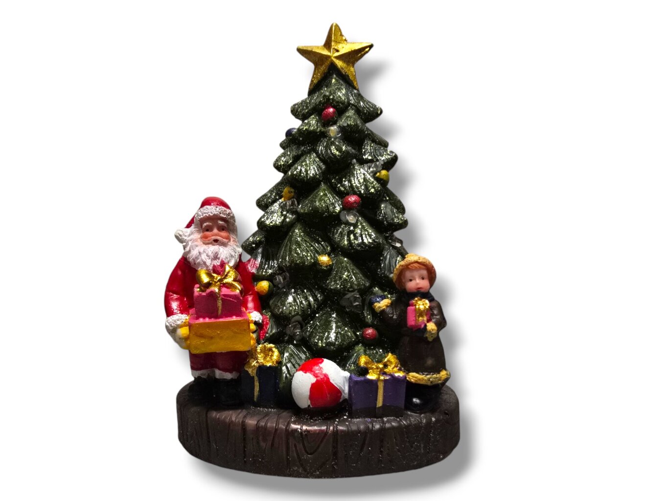 Ziemassvētku dekors Eglīte ar LED lampiņām