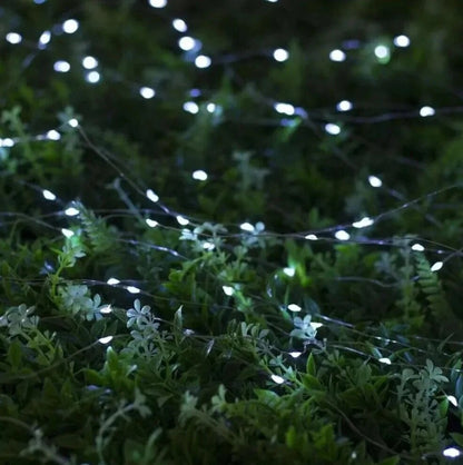 Ziemassvētku virtene 1000 LED, 100m, auksti balta
