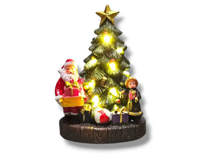 Ziemassvētku dekors Eglīte ar LED lampiņām