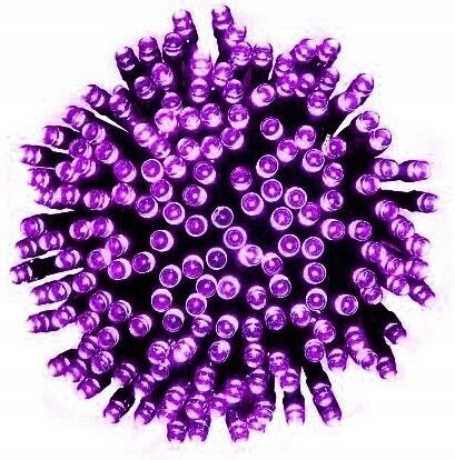 Ziemassvētku virtene 300 LED, 22,5m, violeta
