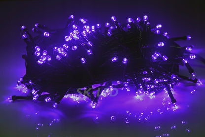 Ziemassvētku virtene 300 LED, 22,5m, violeta