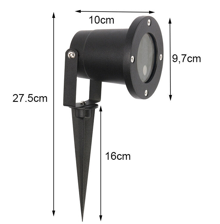 Lāzerprojektors mājai - ziemassvētku gaismas projektors ar pulti