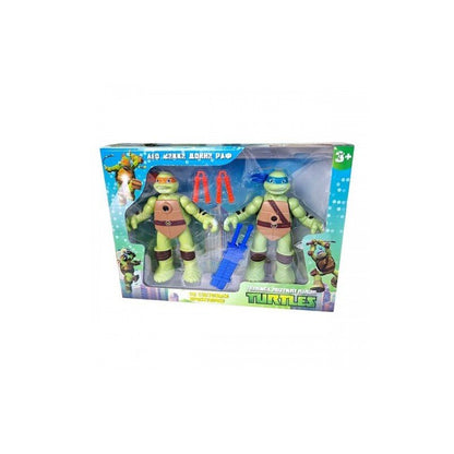 Bruņurupuči nindzjas - Leonardo un Mikelandželo figūras ar projektoru