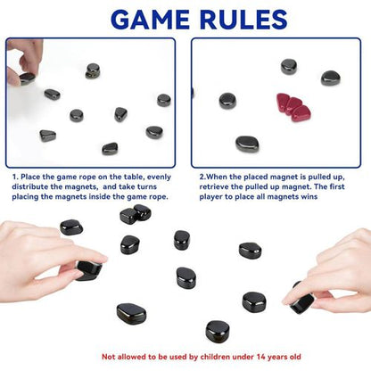 Mini stratēģijas spēle Magnētiskie šaha akmeņi