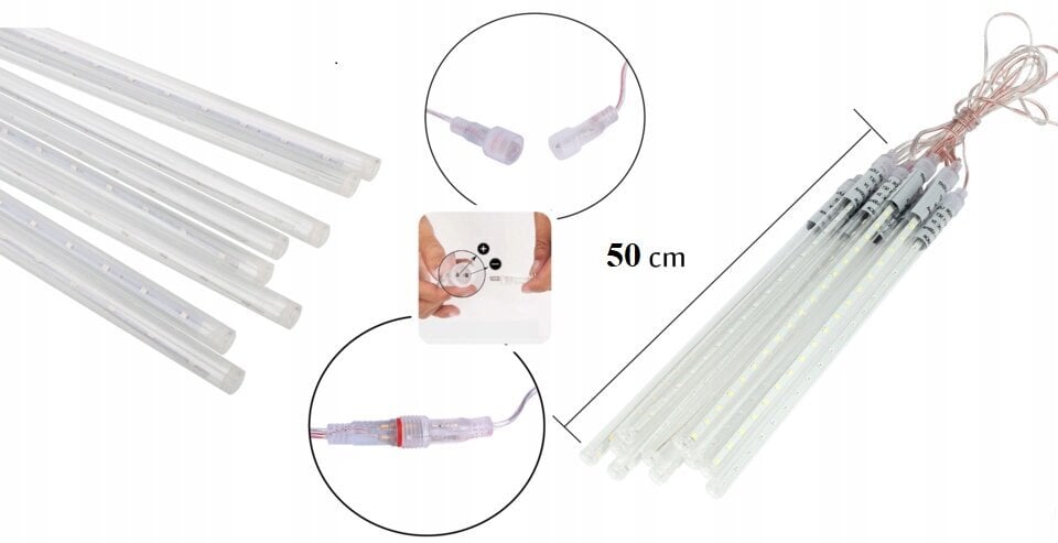 Lāstekas Meteor lietus 50cm, 4.1m zil.