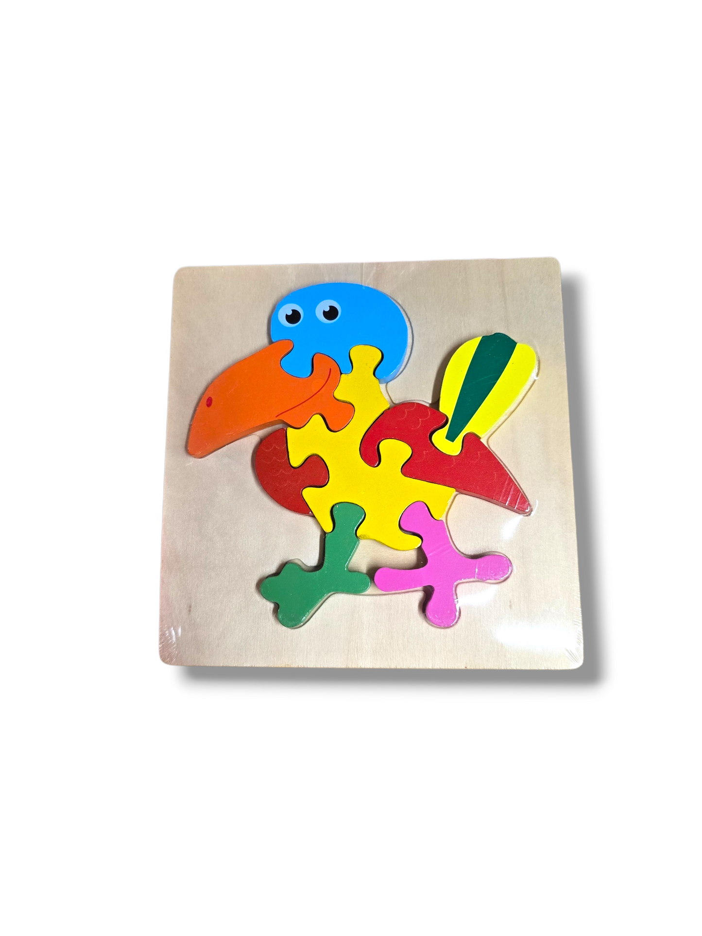 Krāsaina puzle vārna 8gab, 2D