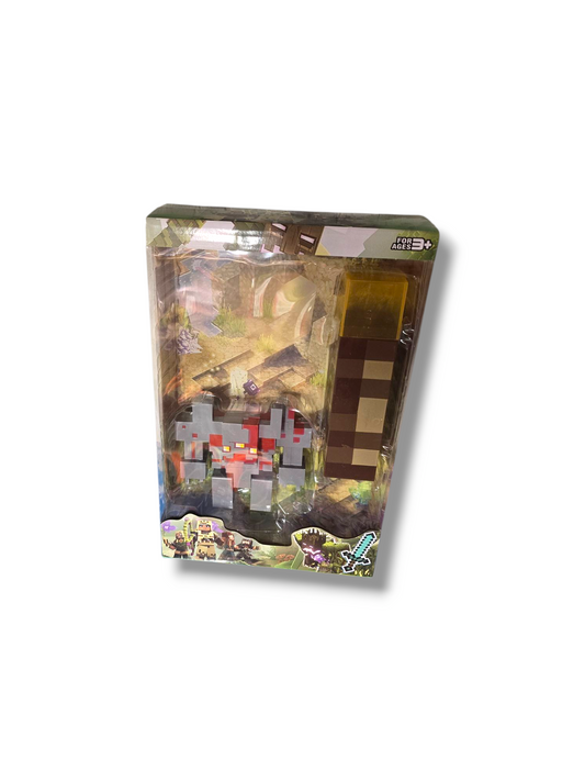 Minecraft figūra + LED svece