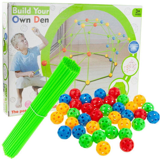 Salmiņu konstruktors ar gariem salmiņiem