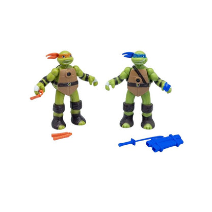 Bruņurupuči nindzjas - Leonardo un Mikelandželo figūras ar projektoru