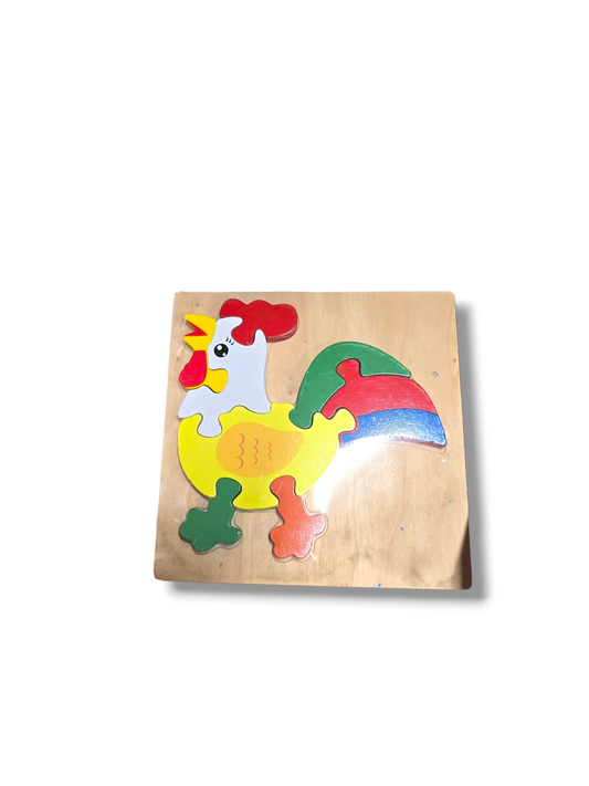 Krāsains gailis 7 gab, 2D