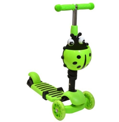 Skrejritenis 3 in 1 Scooter, zaļš