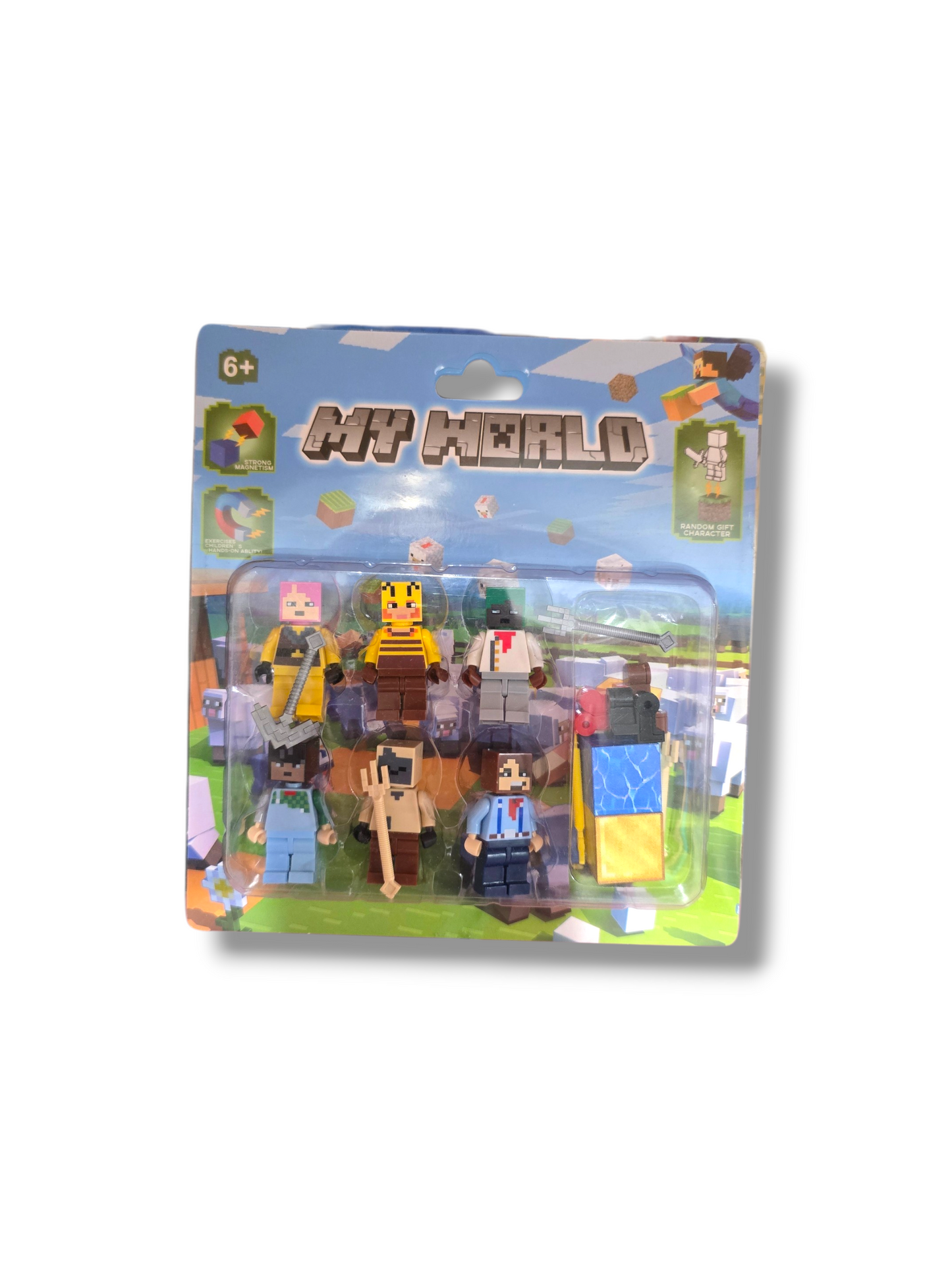 Konstruktoru cilveciņi MY WORLD(Minecraft analogs)