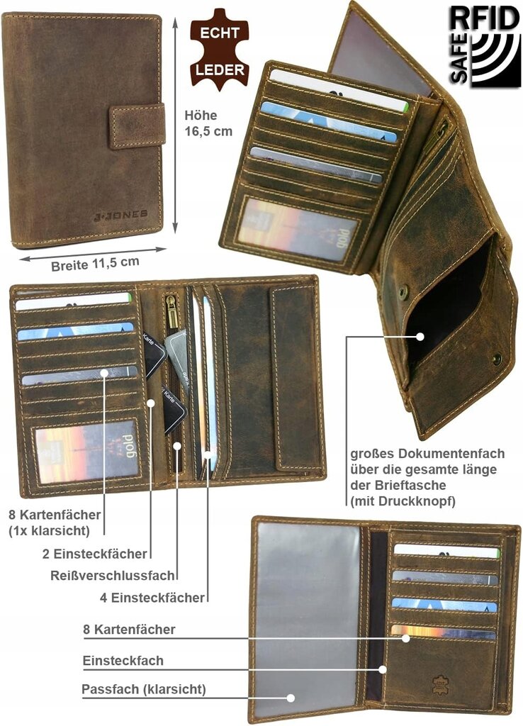 Vīriešu ādas maks