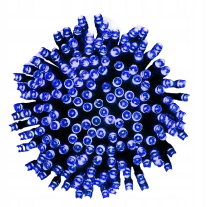 Ziemassvētku virtene 500 LED, 38m, zila