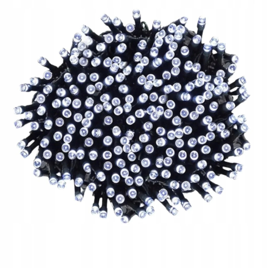 Ziemassvētku virtene 500 LED iekštelpu, 38m, auksti balta